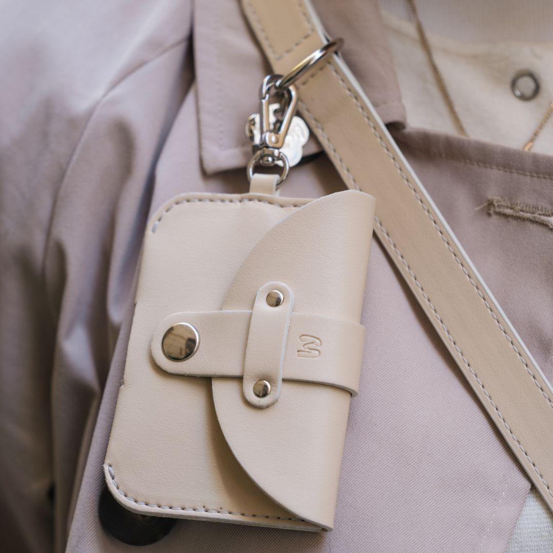 Poop Bag Holder Beige