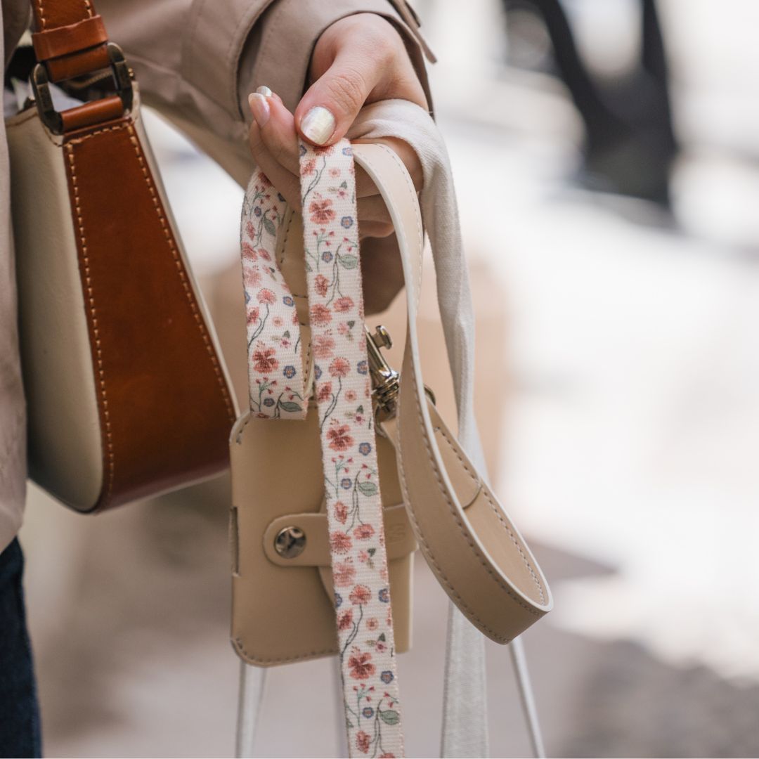 Poop Bag Holder Beige
