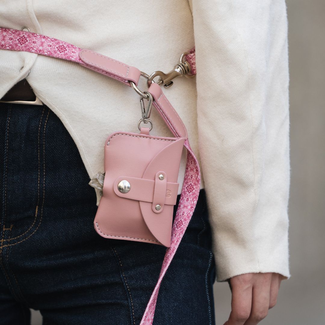 Poop Bag Holder Pink