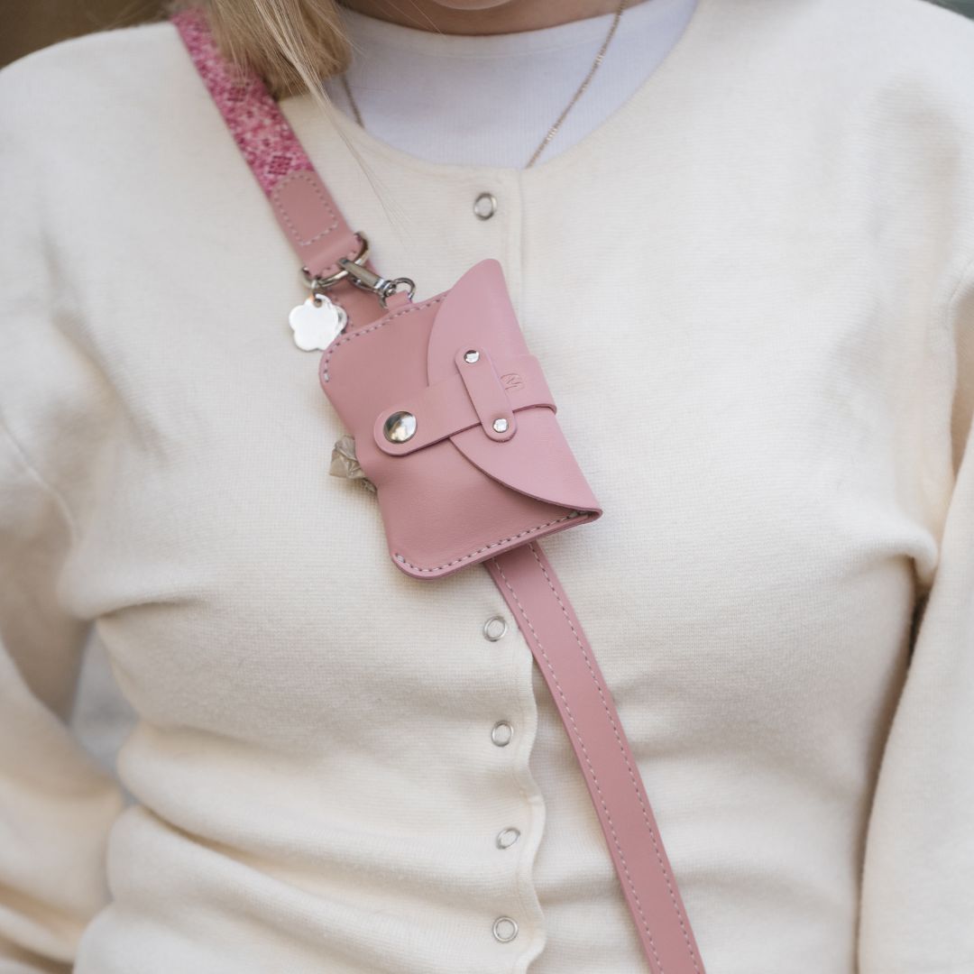 Poop Bag Holder Pink