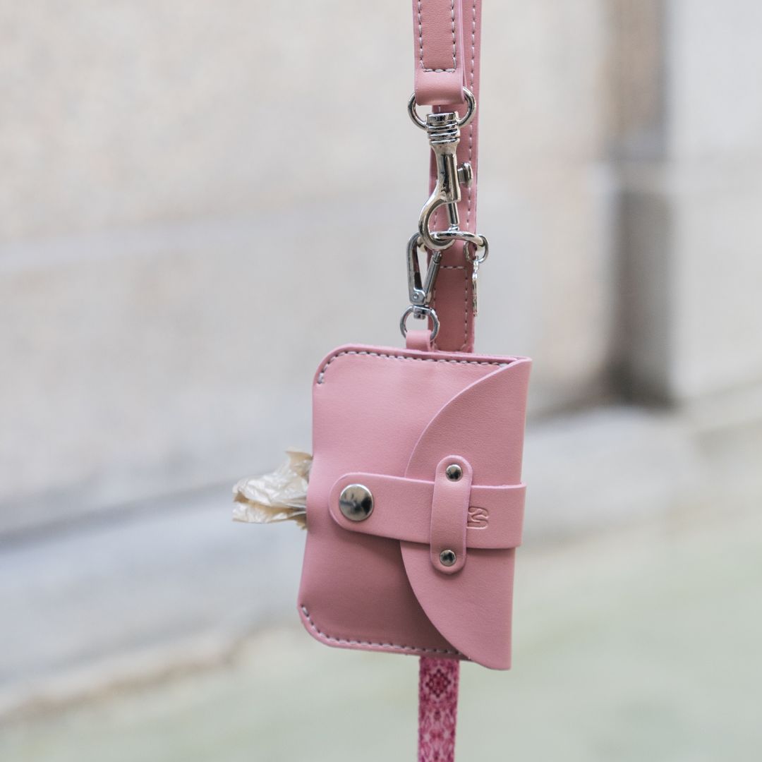 Poop Bag Holder Pink