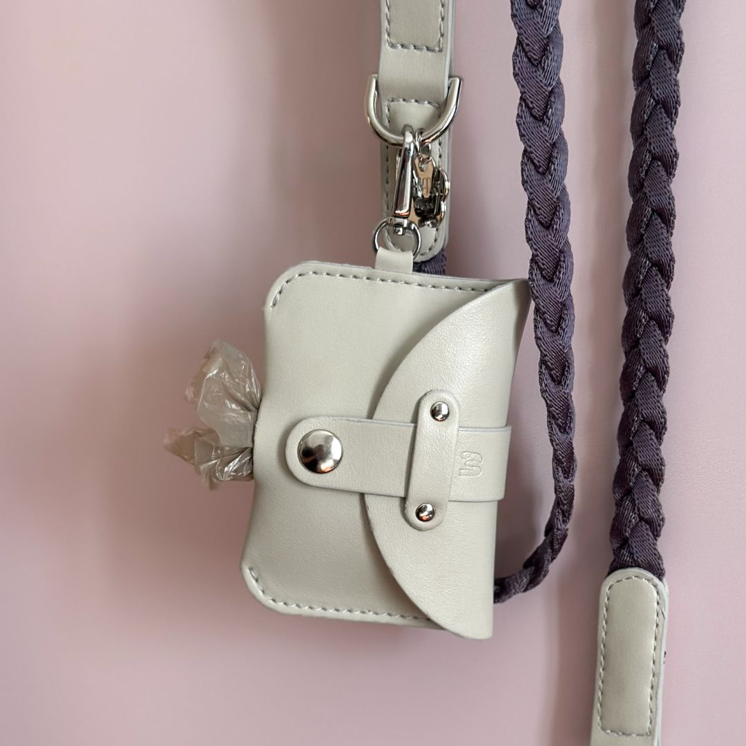 Poop Bag Holder Grey