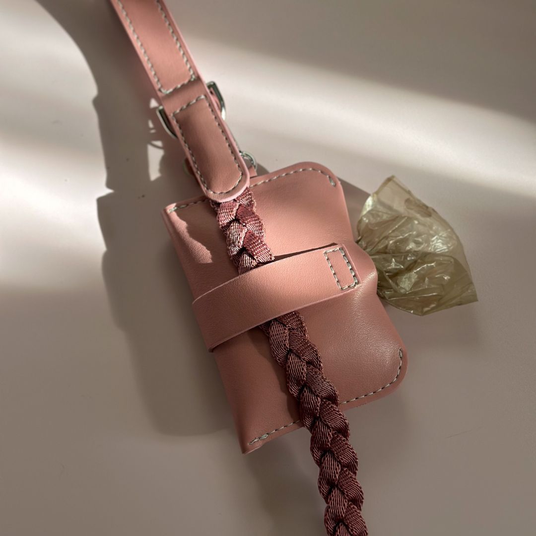 Poop Bag Holder Pink