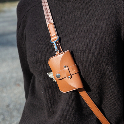 Poop Bag Holder Brown