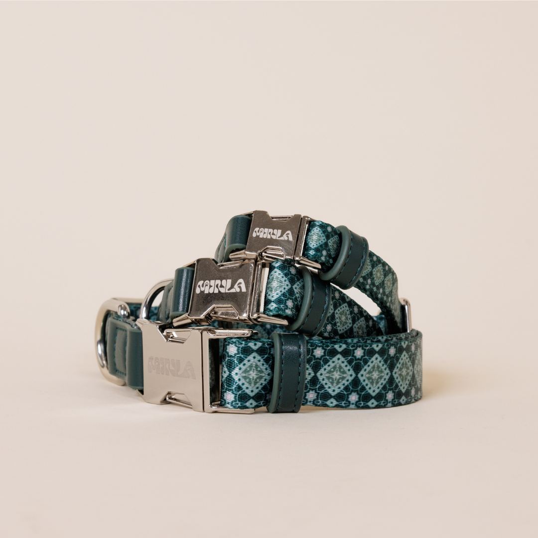 Dog Collar - Forest Gems