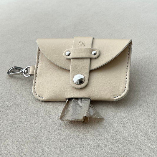 Poop Bag Holder Beige