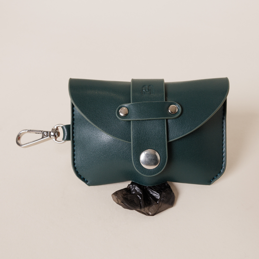 Poop Bag Holder Dark Green