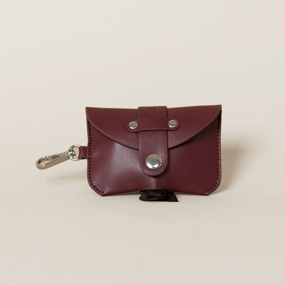 Poop Bag Holder Burgundy
