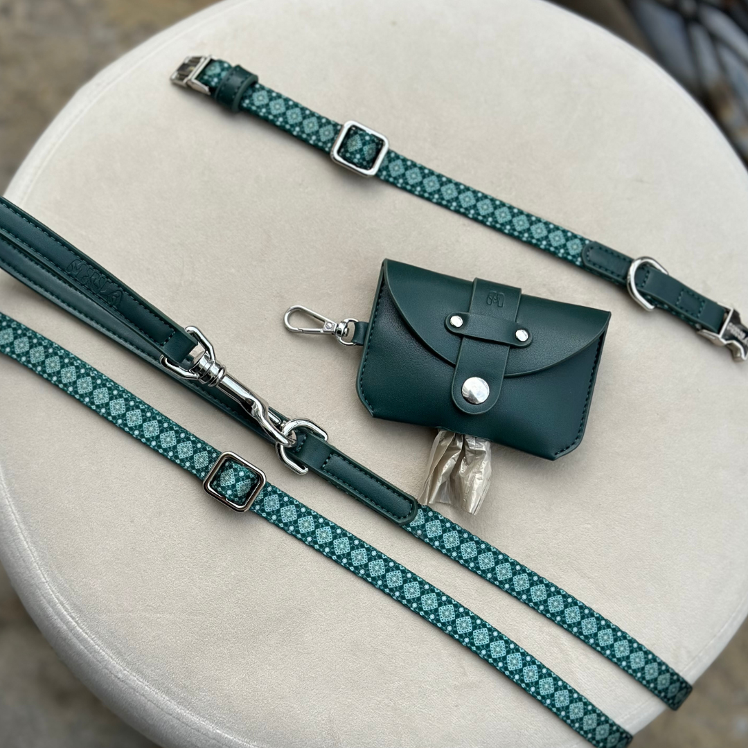 Poop Bag Holder Dark Green