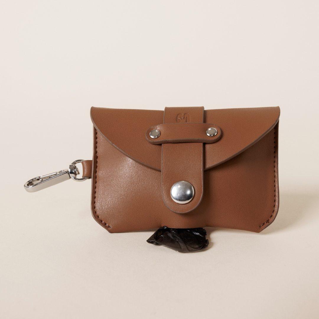 Poop Bag Holder Brown