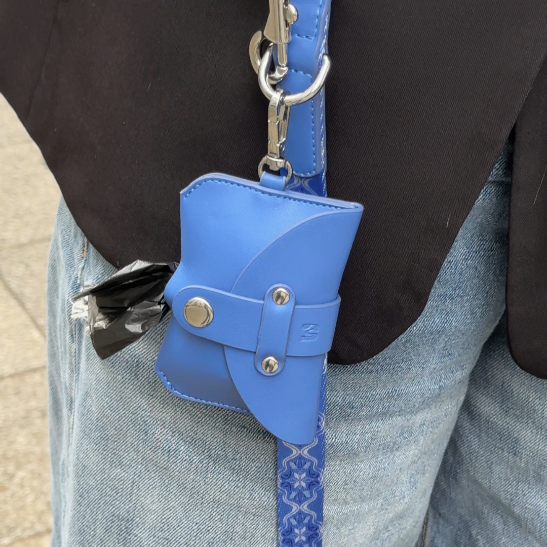 Poop Bag Holder Blue